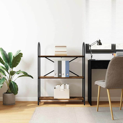 Libreria Rovere fumé 80 x 30 x 109 cm Legno multistrato