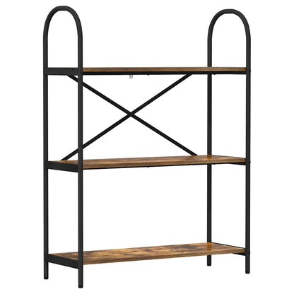 Libreria Rovere fumé 80 x 30 x 109 cm Legno multistrato