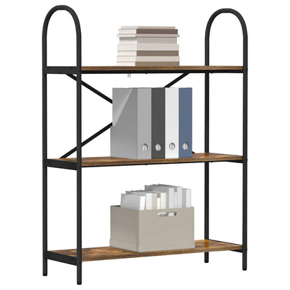 Libreria Rovere fumé 80 x 30 x 109 cm Legno multistrato