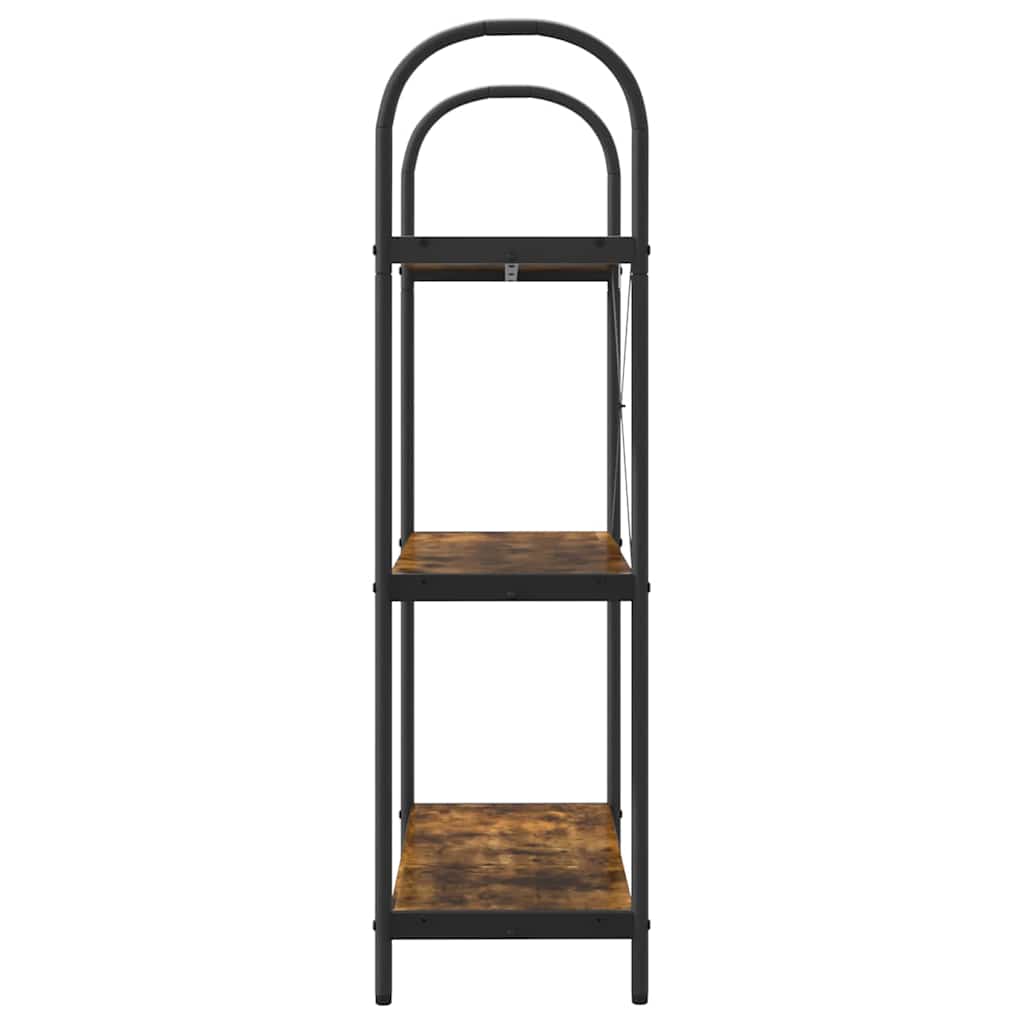 Libreria Rovere fumé 80 x 30 x 109 cm Legno multistrato