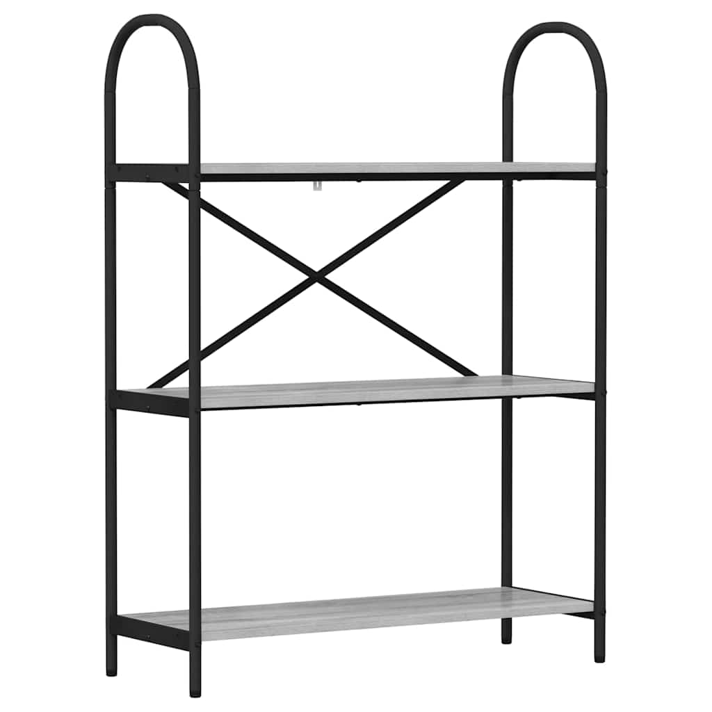 Libreria Grigio Sonoma 80 x 30 x 109 cm Legno multistrato