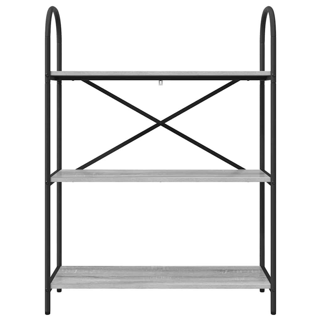 Libreria Grigio Sonoma 80 x 30 x 109 cm Legno multistrato