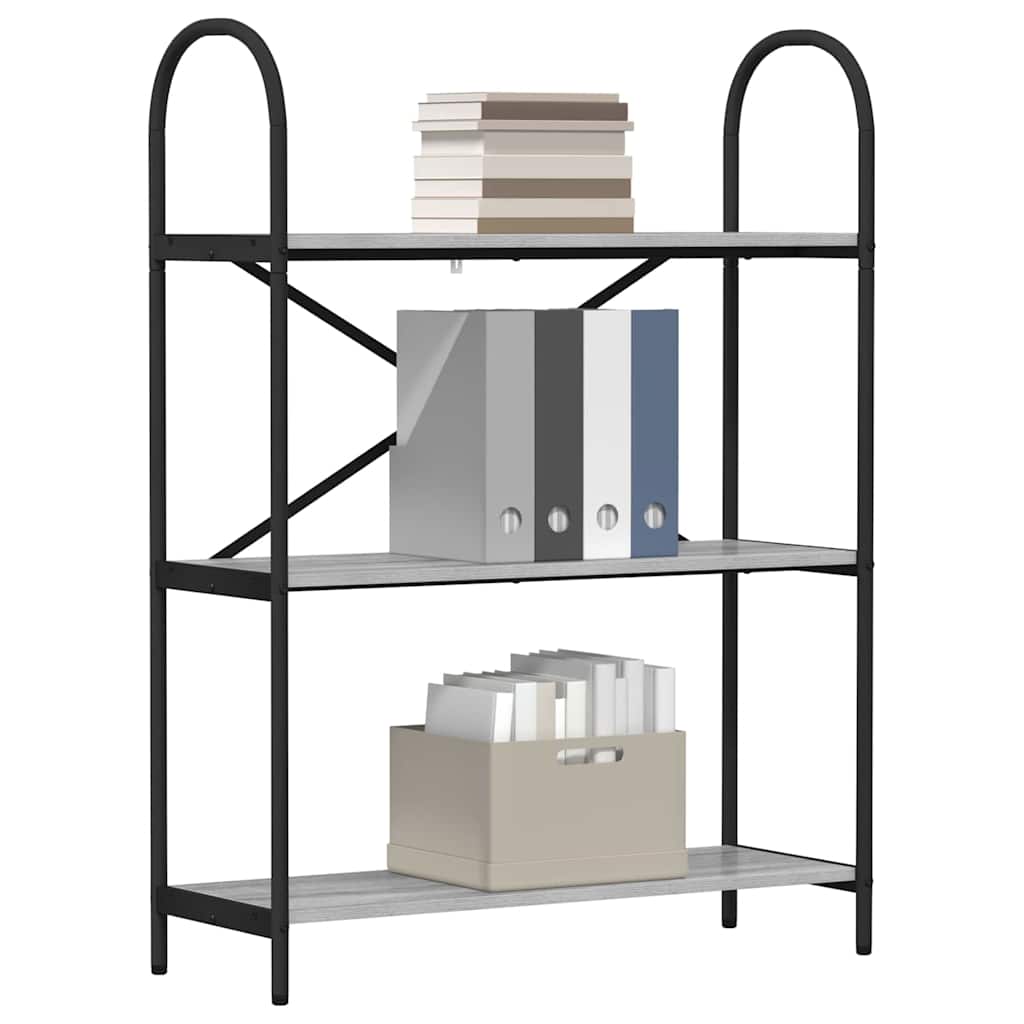 Libreria Grigio Sonoma 80 x 30 x 109 cm Legno multistrato
