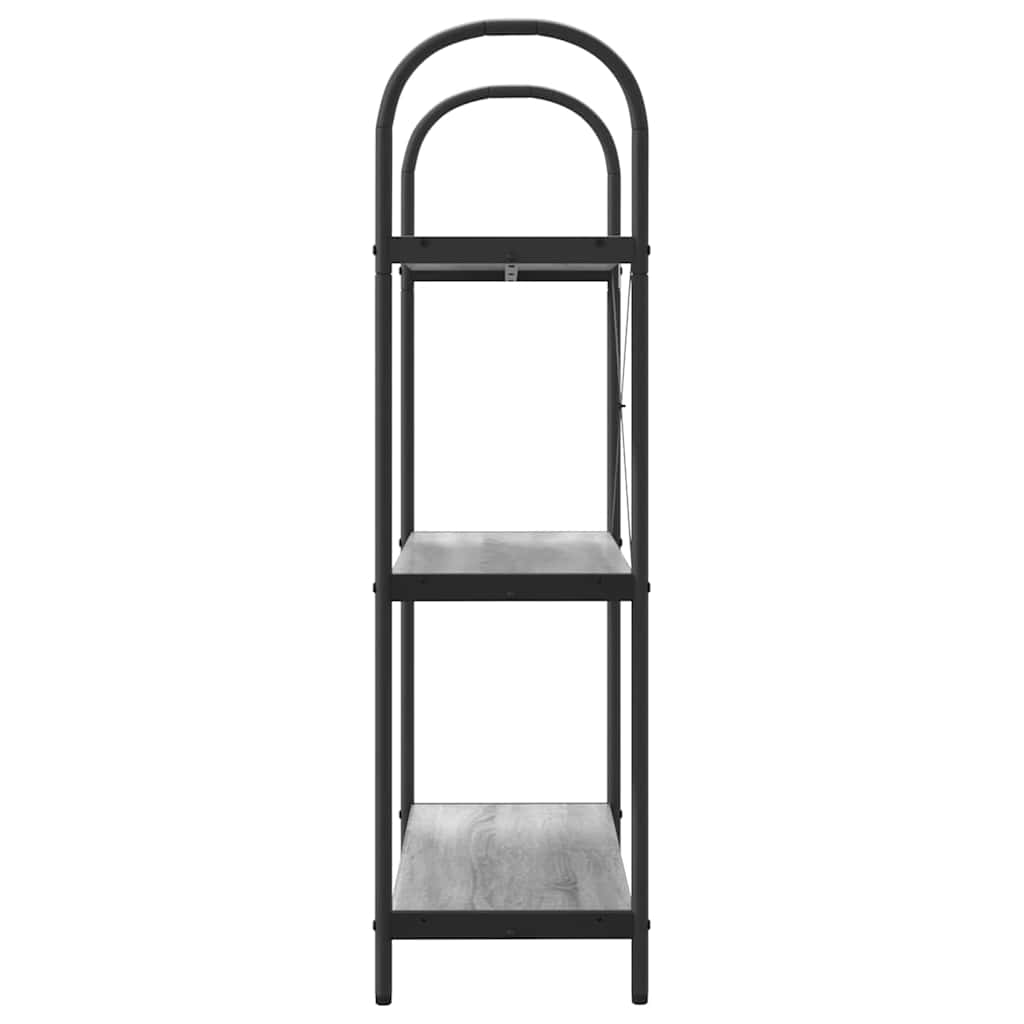 Libreria Grigio Sonoma 80 x 30 x 109 cm Legno multistrato