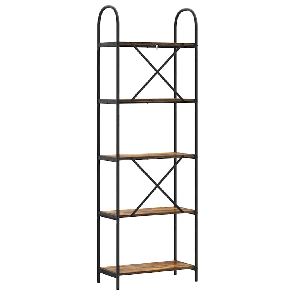 Libreria Rovere fumé 60 x 30 x 183 cm Legno multistrato