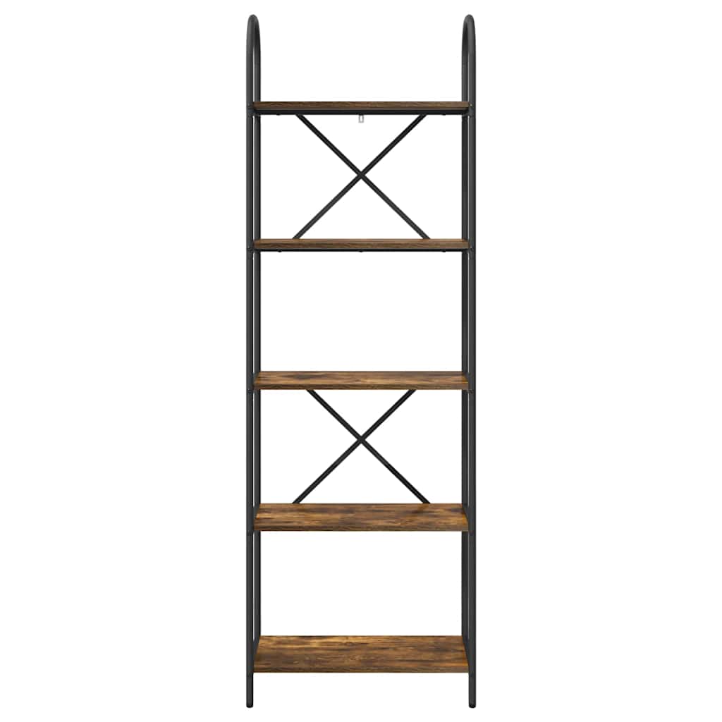 Libreria Rovere fumé 60 x 30 x 183 cm Legno multistrato