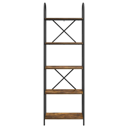 Libreria Rovere fumé 60 x 30 x 183 cm Legno multistrato