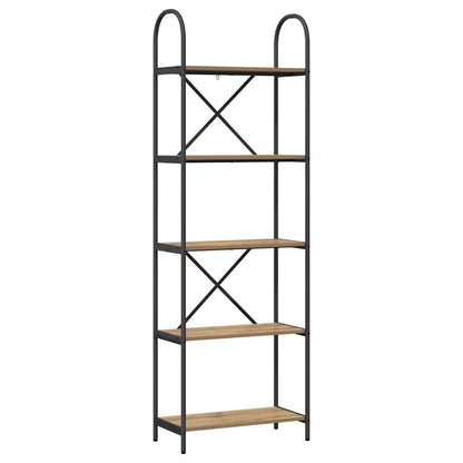 Libreria Rovere artigianale 60 x 30 x 183 cm Legno multistrato