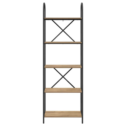 Libreria Rovere artigianale 60 x 30 x 183 cm Legno multistrato