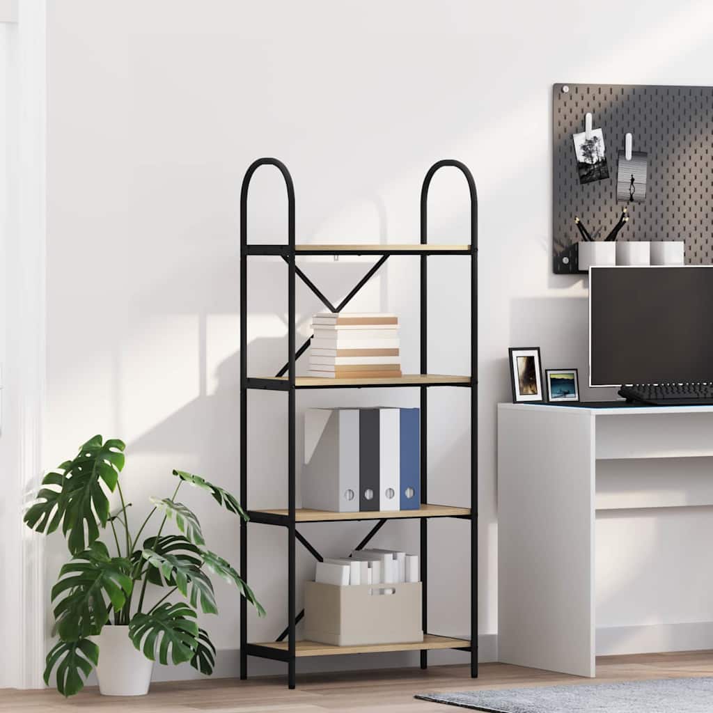 Libreria Rovere Sonoma 60 x 30 x 146 cm Legno multistrato