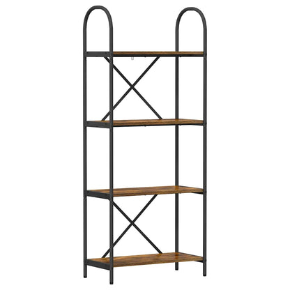 Libreria Rovere fumé 60 x 30 x 146 cm Legno multistrato