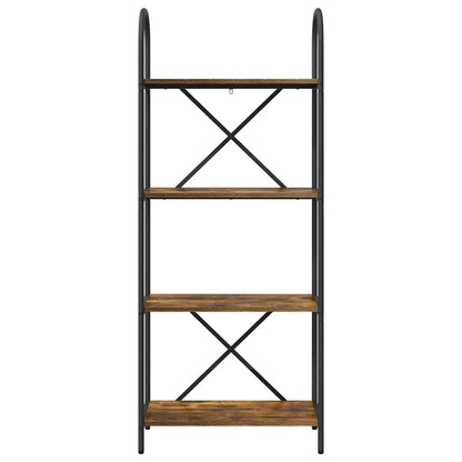 Libreria Rovere fumé 60 x 30 x 146 cm Legno multistrato