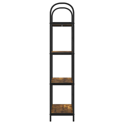 Libreria Rovere fumé 60 x 30 x 146 cm Legno multistrato