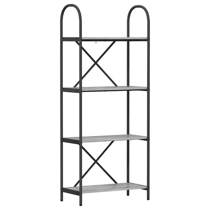 Libreria Grigio Sonoma 60 x 30 x 146 cm Legno multistrato