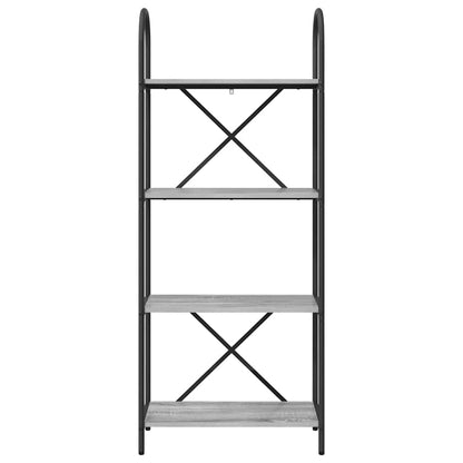 Libreria Grigio Sonoma 60 x 30 x 146 cm Legno multistrato