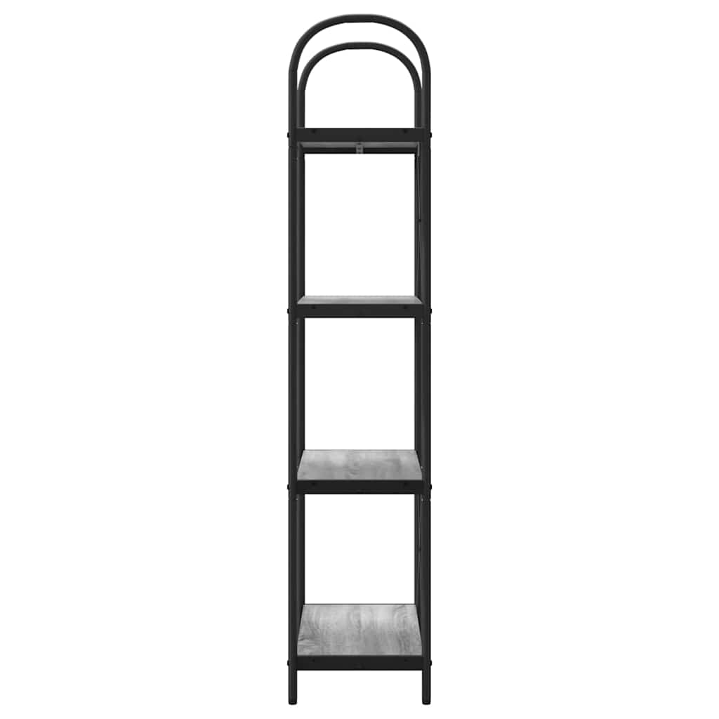 Libreria Grigio Sonoma 60 x 30 x 146 cm Legno multistrato