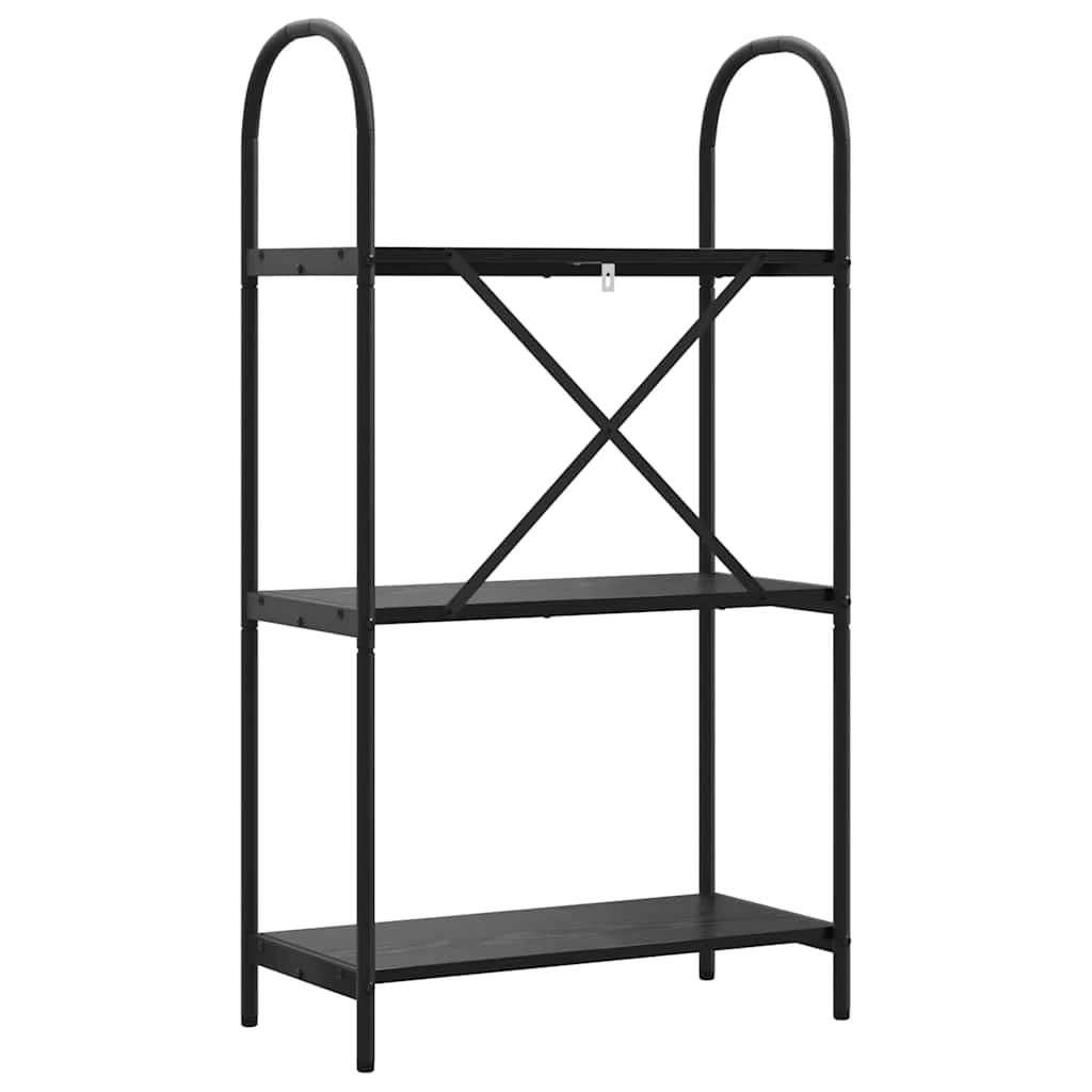 Libreria Rovere Nero 60 x 30 x 109 cm Legno multistrato