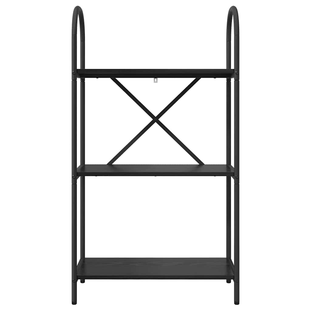 Libreria Rovere Nero 60 x 30 x 109 cm Legno multistrato