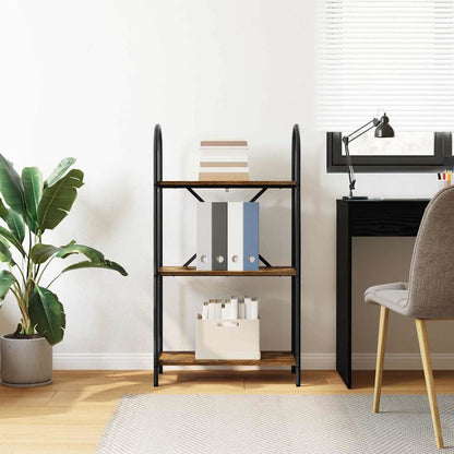 Libreria Rovere fumé 60 x 30 x 109 cm Legno multistrato