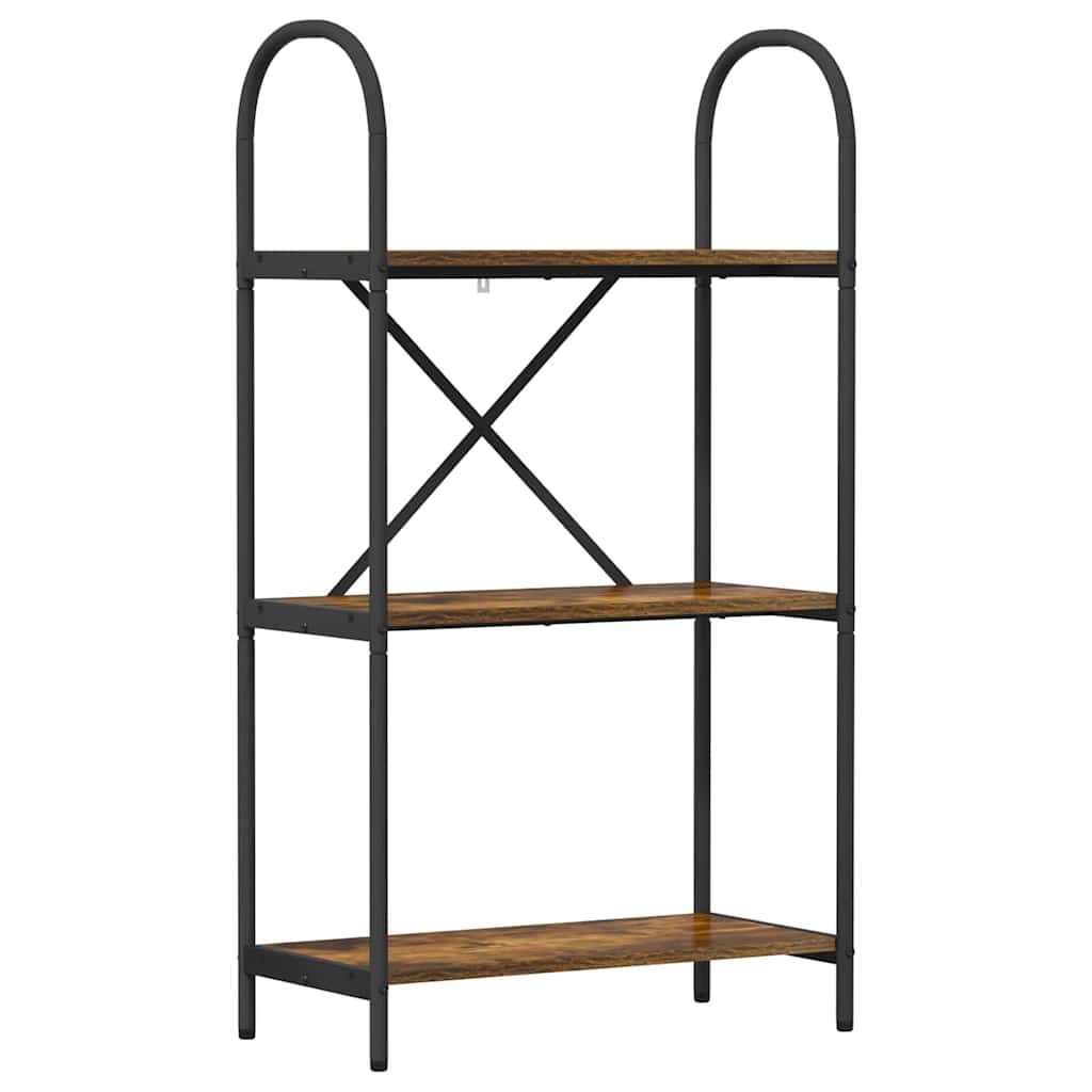 Libreria Rovere fumé 60 x 30 x 109 cm Legno multistrato