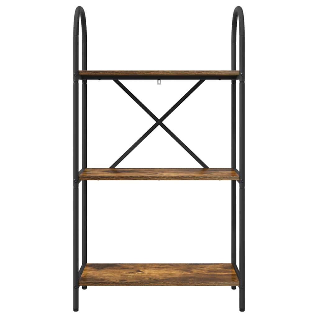 Libreria Rovere fumé 60 x 30 x 109 cm Legno multistrato