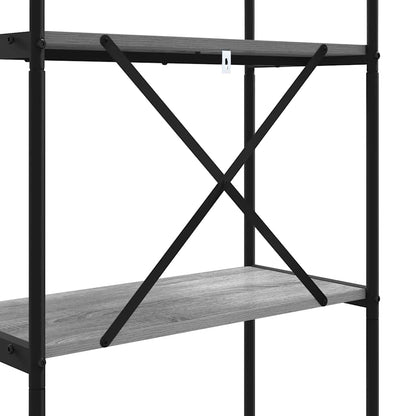 Libreria Grigio Sonoma 60 x 30 x 109 cm Legno multistrato