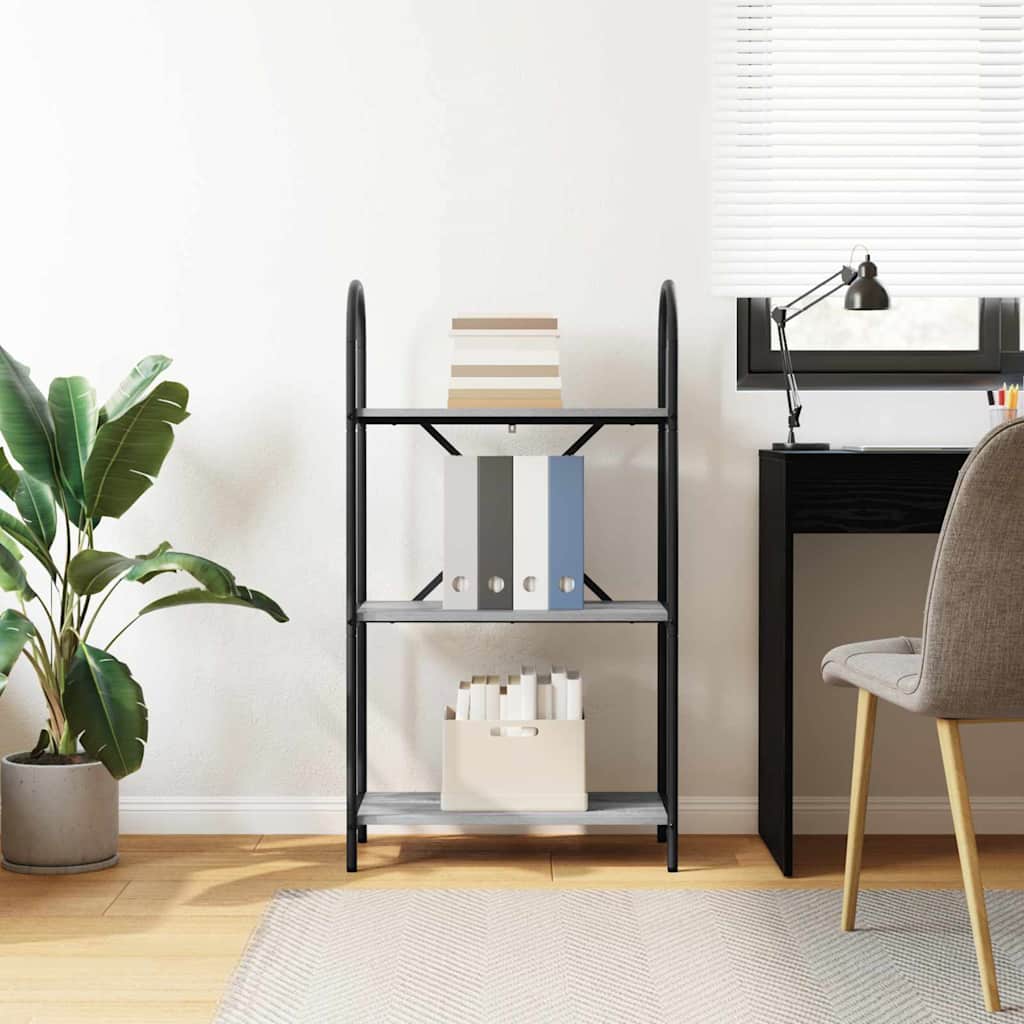 Libreria Grigio Sonoma 60 x 30 x 109 cm Legno multistrato