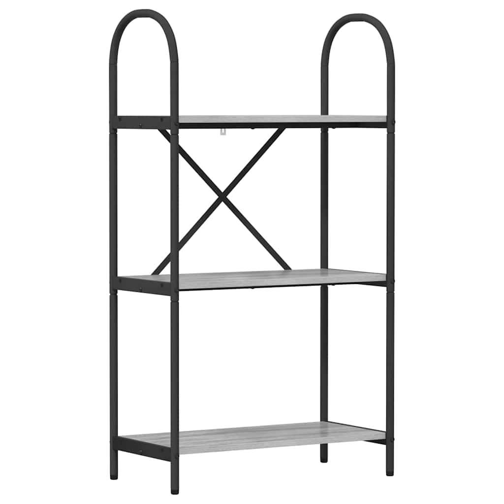 Libreria Grigio Sonoma 60 x 30 x 109 cm Legno multistrato