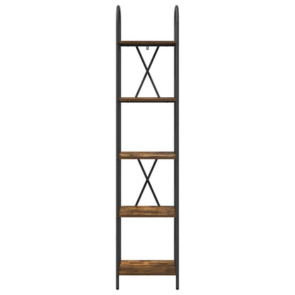 Libreria Rovere fumé 40 x 30 x 183 cm Legno multistrato