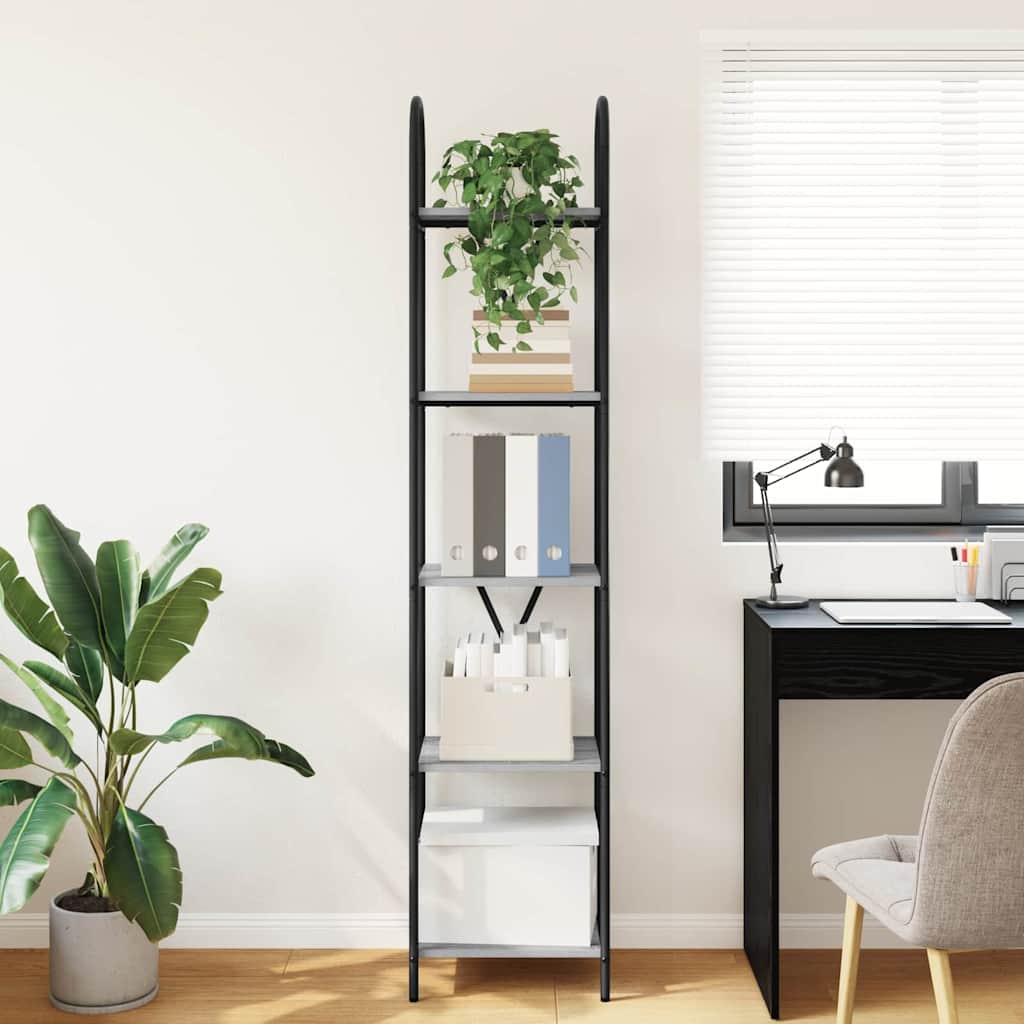 Libreria Grigio Sonoma 40 x 30 x 183 cm Legno multistrato