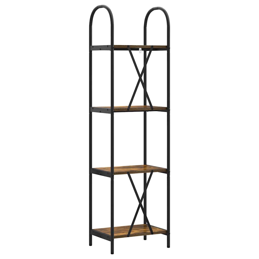 Libreria Rovere fumé 40 x 30 x 146 cm Legno multistrato