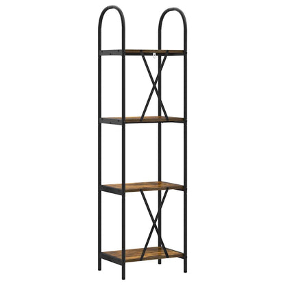 Libreria Rovere fumé 40 x 30 x 146 cm Legno multistrato