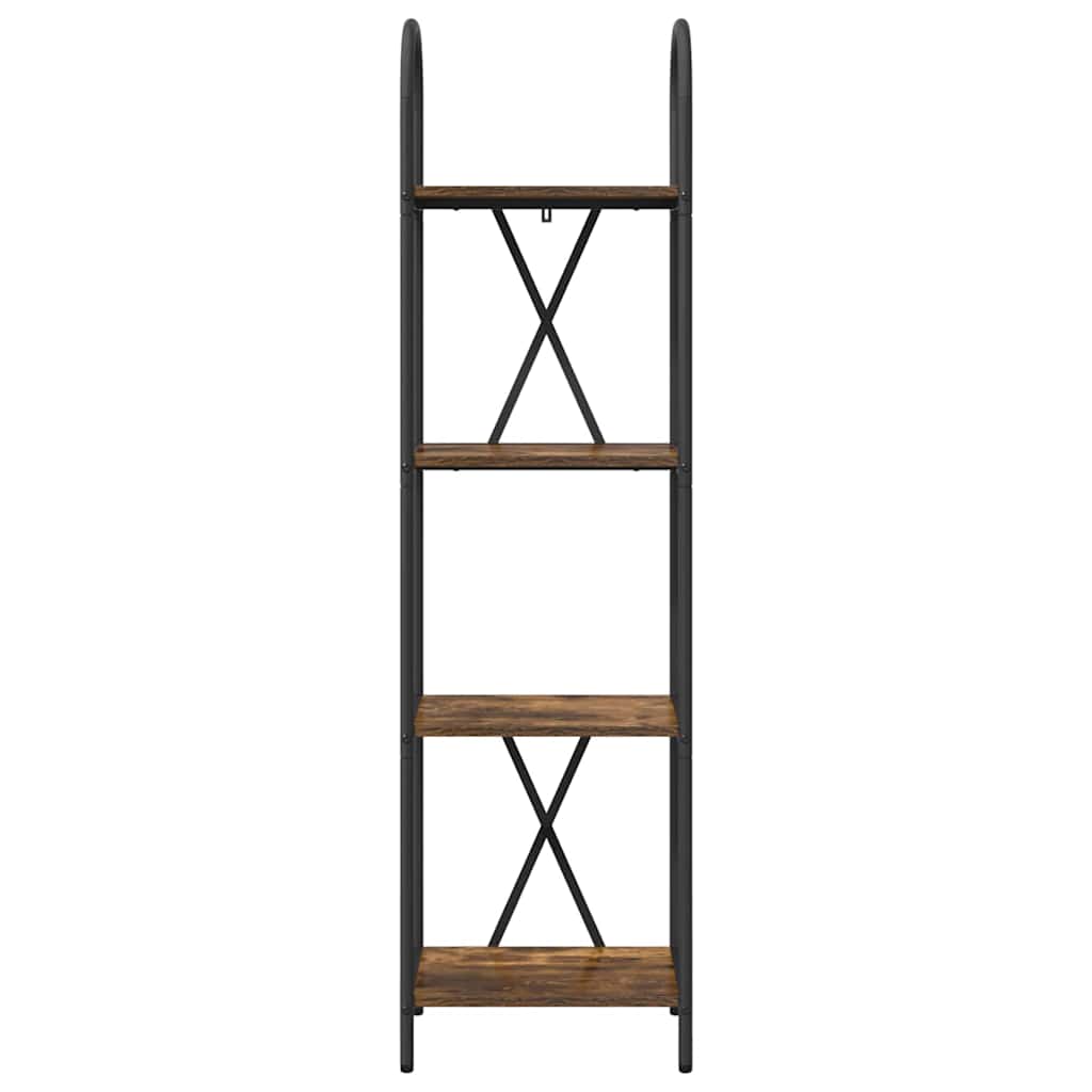 Libreria Rovere fumé 40 x 30 x 146 cm Legno multistrato