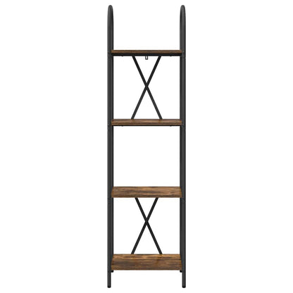 Libreria Rovere fumé 40 x 30 x 146 cm Legno multistrato