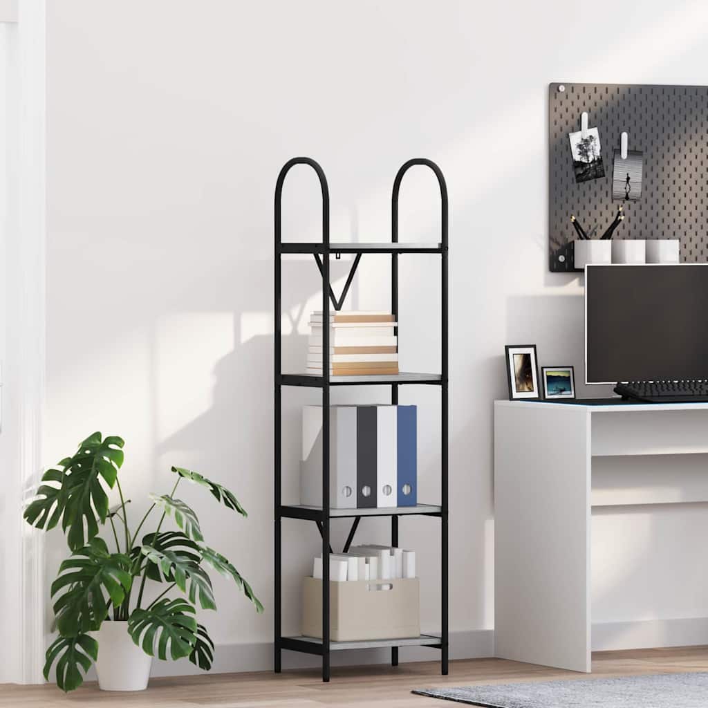 Libreria Grigio Sonoma 40 x 30 x 146 cm Legno multistrato