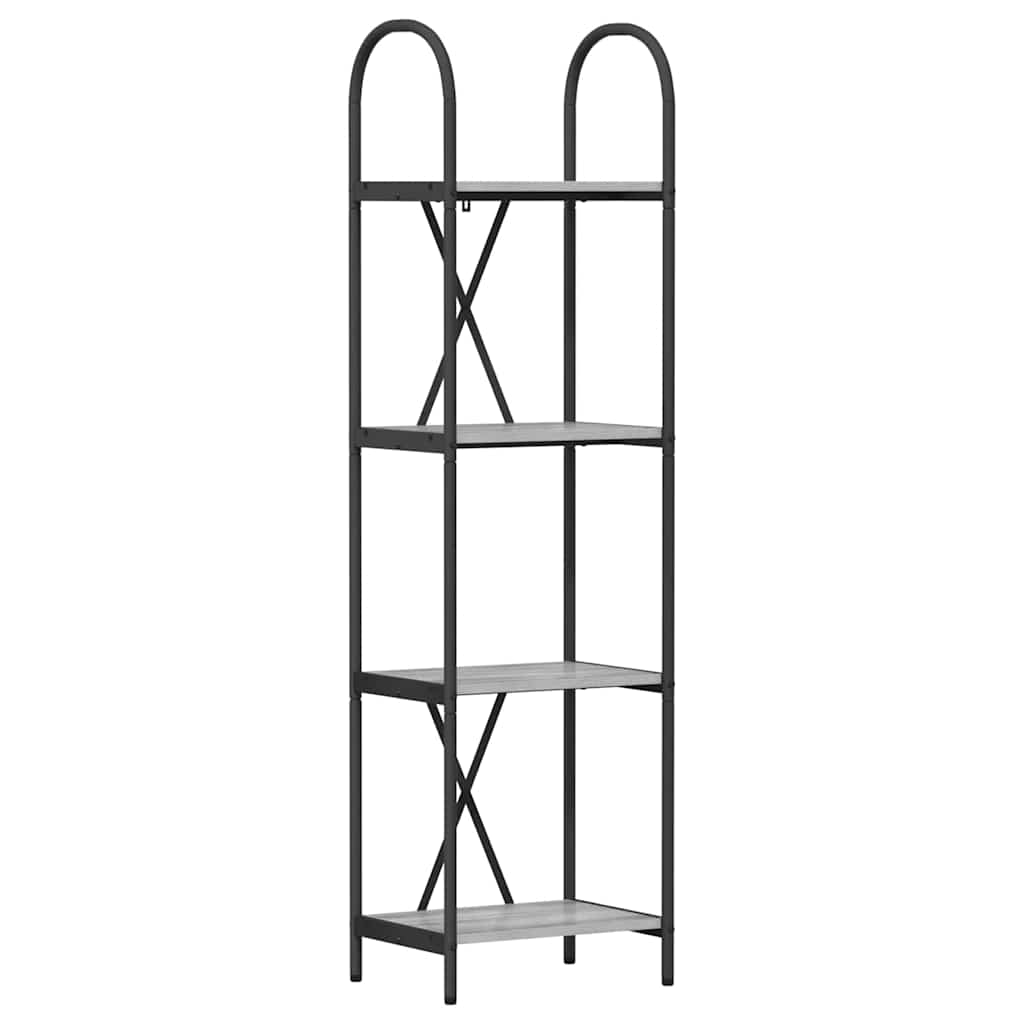 Libreria Grigio Sonoma 40 x 30 x 146 cm Legno multistrato