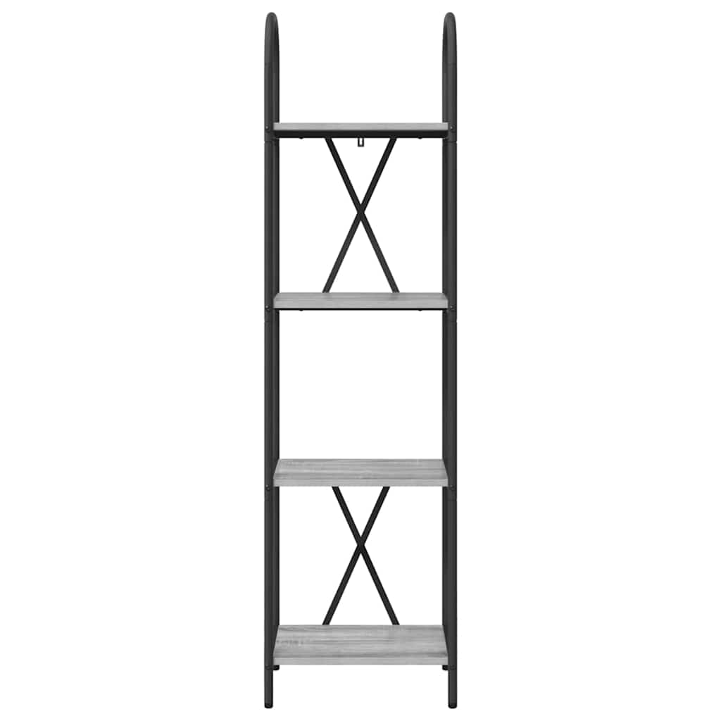 Libreria Grigio Sonoma 40 x 30 x 146 cm Legno multistrato