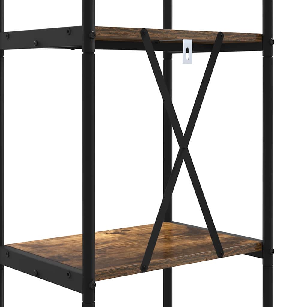 Libreria Rovere fumé 40 x 30 x 109 cm Legno multistrato