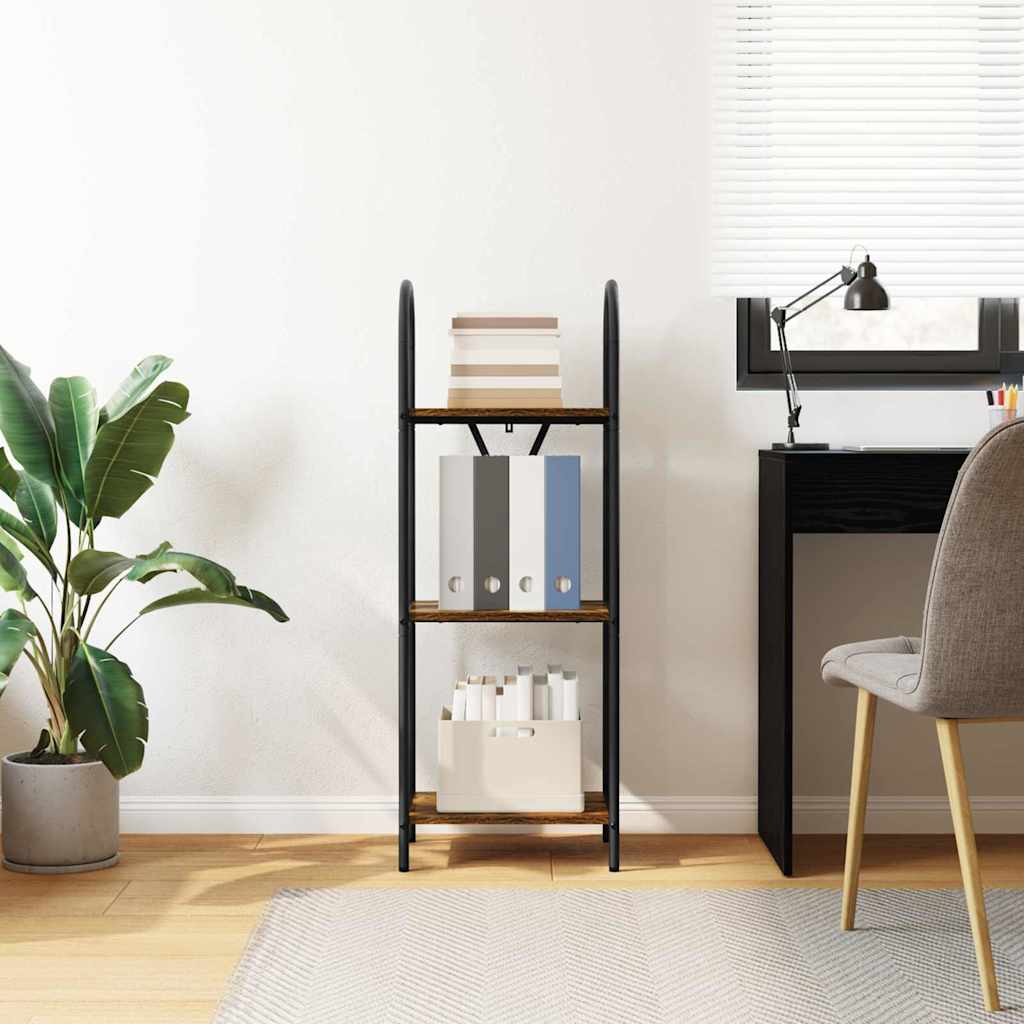 Libreria Rovere fumé 40 x 30 x 109 cm Legno multistrato