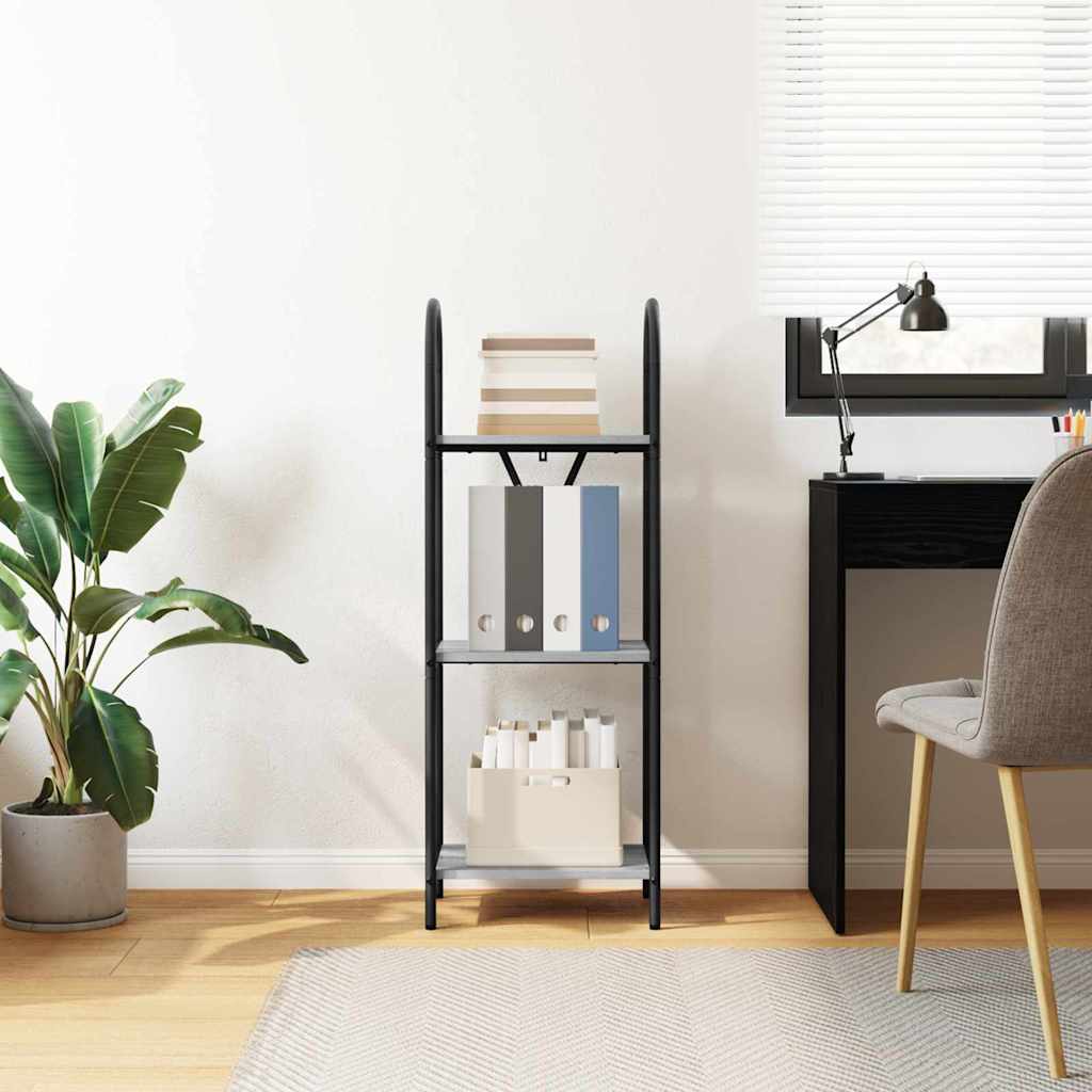 Libreria Grigio Sonoma 40 x 30 x 109 cm Legno multistrato