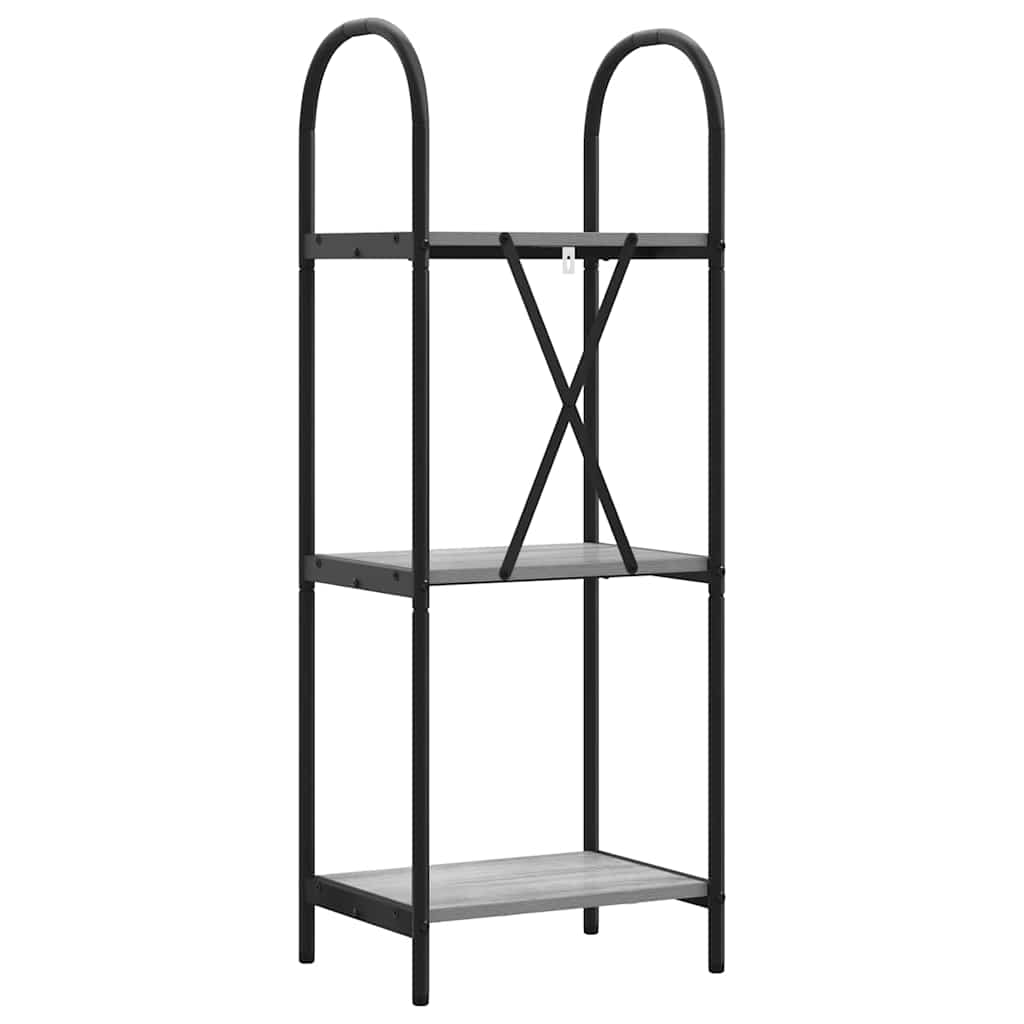 Libreria Grigio Sonoma 40 x 30 x 109 cm Legno multistrato