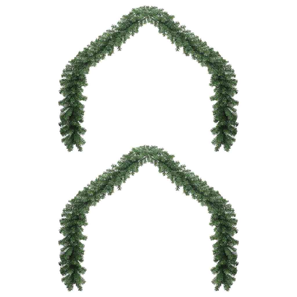 Ghirlanda di Natale 2 pcs Verde 20 m PVC | homemem39