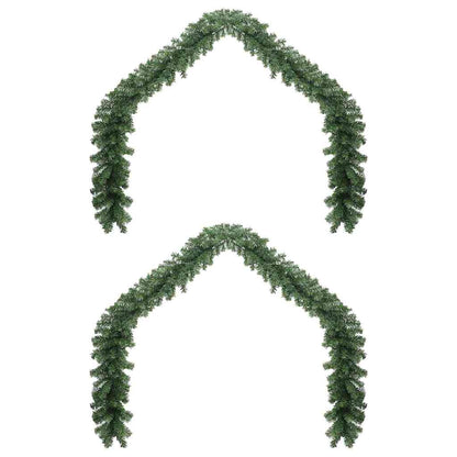 Ghirlanda di Natale 2 pcs Verde 20 m PVC | homemem39