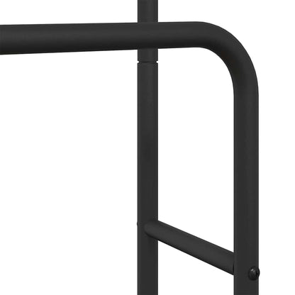 Appendiabiti Rovere Nero 90 x 30 x 100,5 cm Legno multistrato