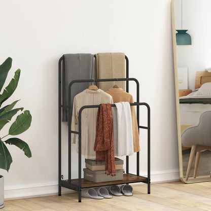 Appendiabiti Rovere fumé 60 x 30 x 100,5 cm Legno multistrato