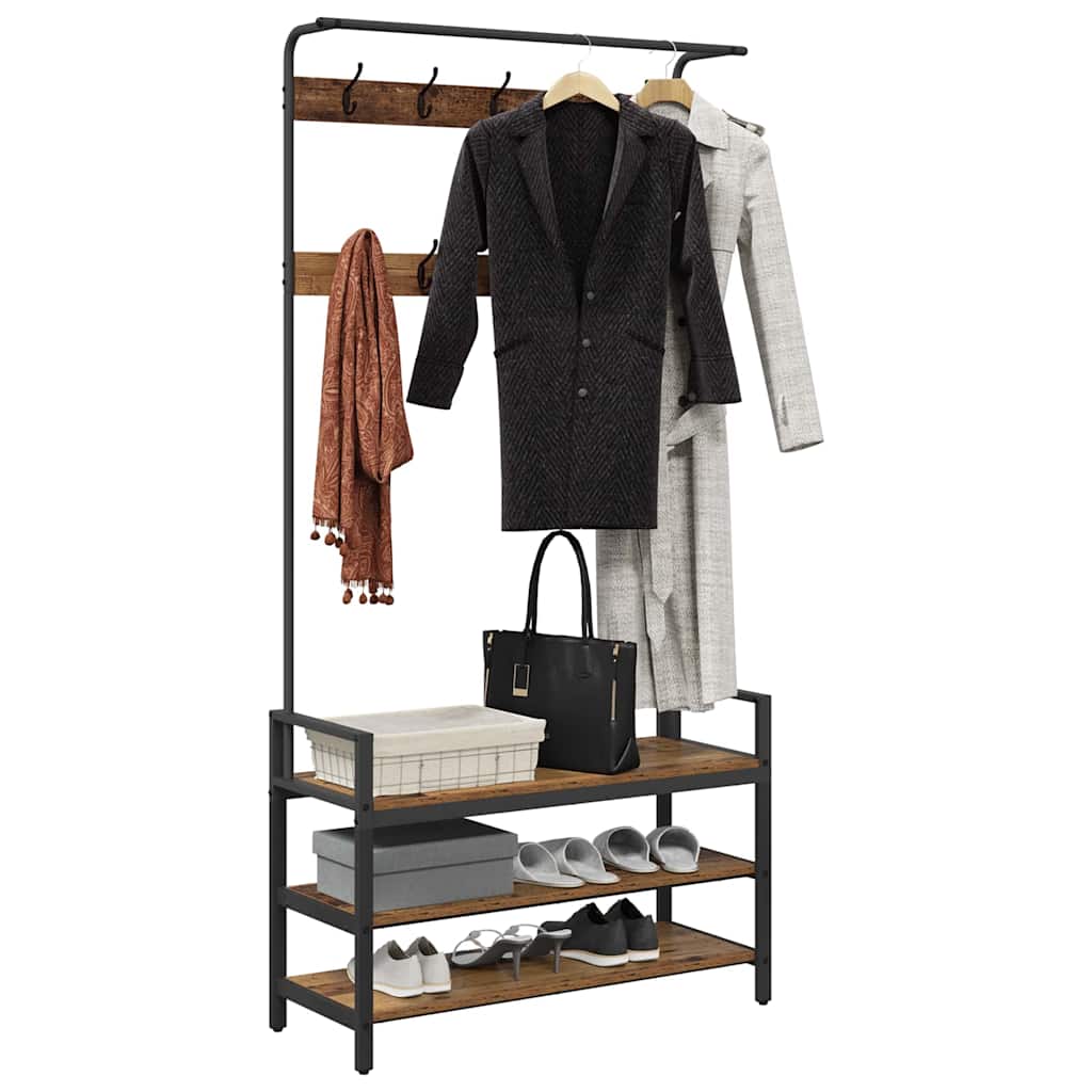 Appendiabiti Legno vecchio 95 x 34 x 184 cm Legno multistrato