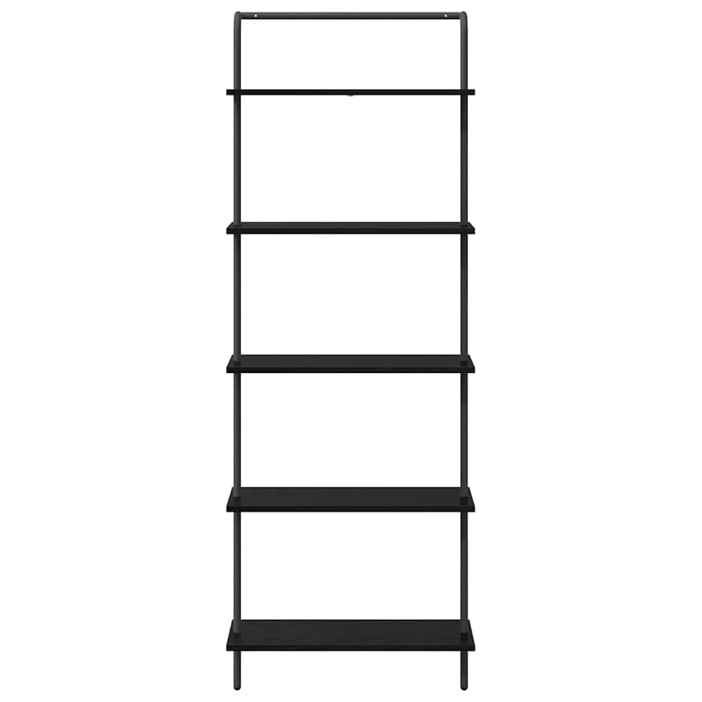 Libreria Rovere Nero 60 x 24 x 168 cm Legno multistrato