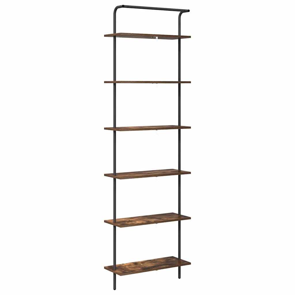 Libreria Rovere fumé 60 x 24 x 203 cm Legno multistrato