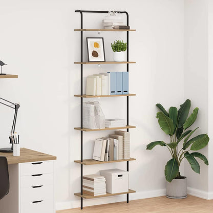 Libreria Rovere artigianale 60 x 24 x 203 cm Legno multistrato