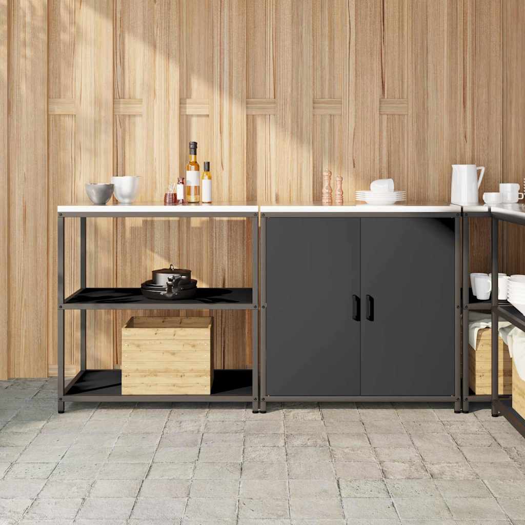 Set di Stoccaggio per Cucina HATTEM 2 pcs Nero